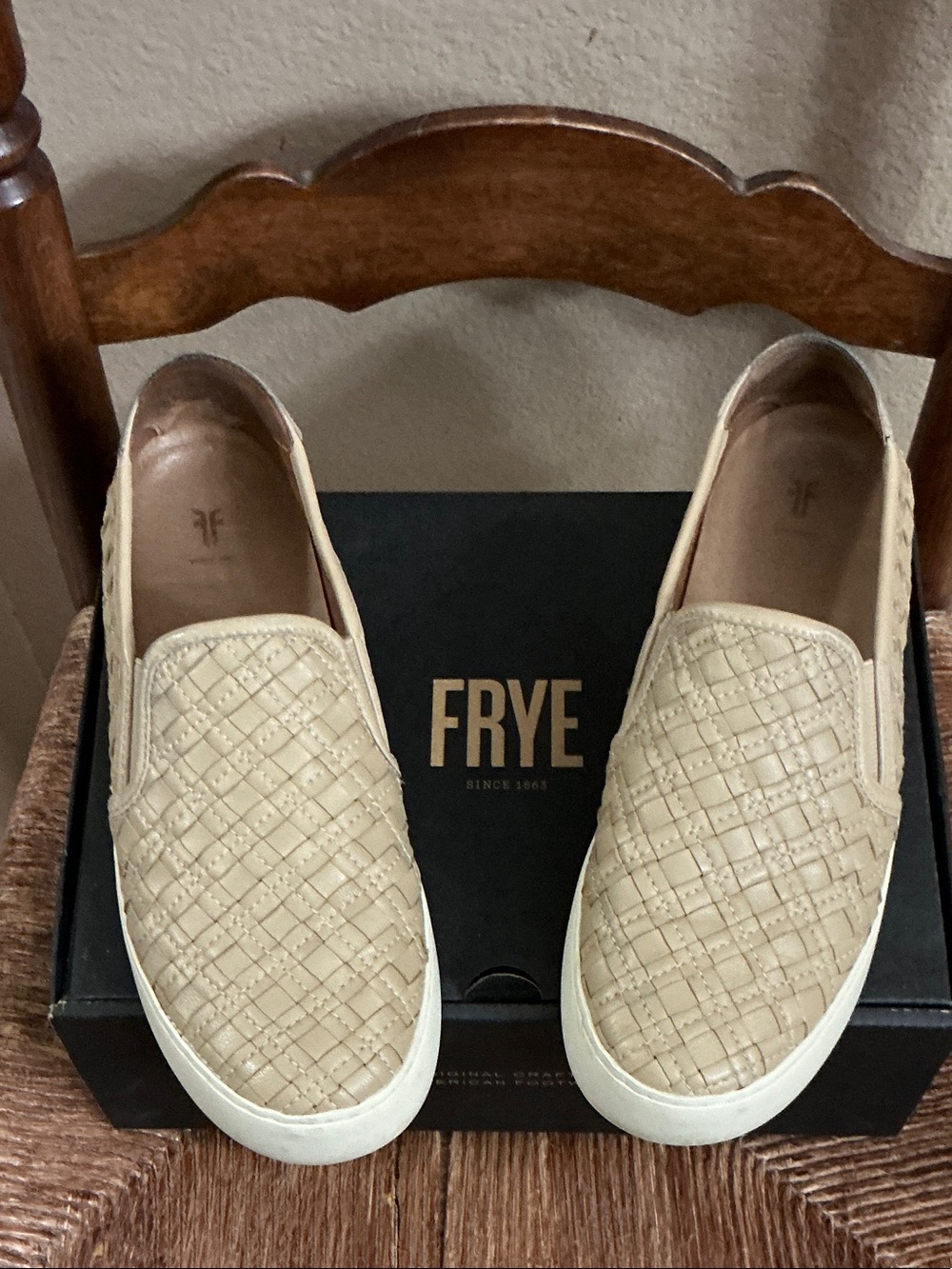 FRYE Quilted Slip-On Sneakers